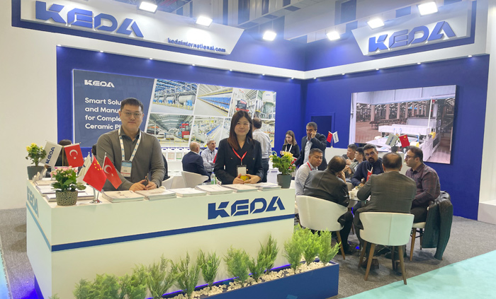 Deepening Market Presence and Linking to the Future with Services | KEDA Makes Its Debut at the Turkish International Ceramic Bathroom Kitchen Fair