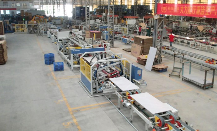 More Efficient and Intelligent! KEDA Ceramic Machinery's New Large Slab Intelligent Packaging Line Successfully Commissioned at Guangdong YUHUI Ceramic Group