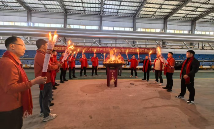 Hubei Kaixuan Ceramics' No. 6 Kiln Production Line Built by KEDA Ceramic Machinery Successfully Ignited